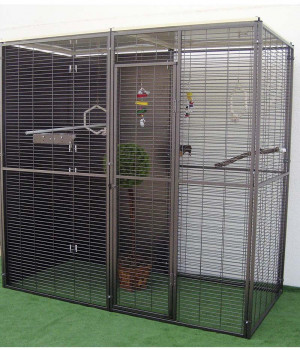 2 sqm parrot garden aviary...