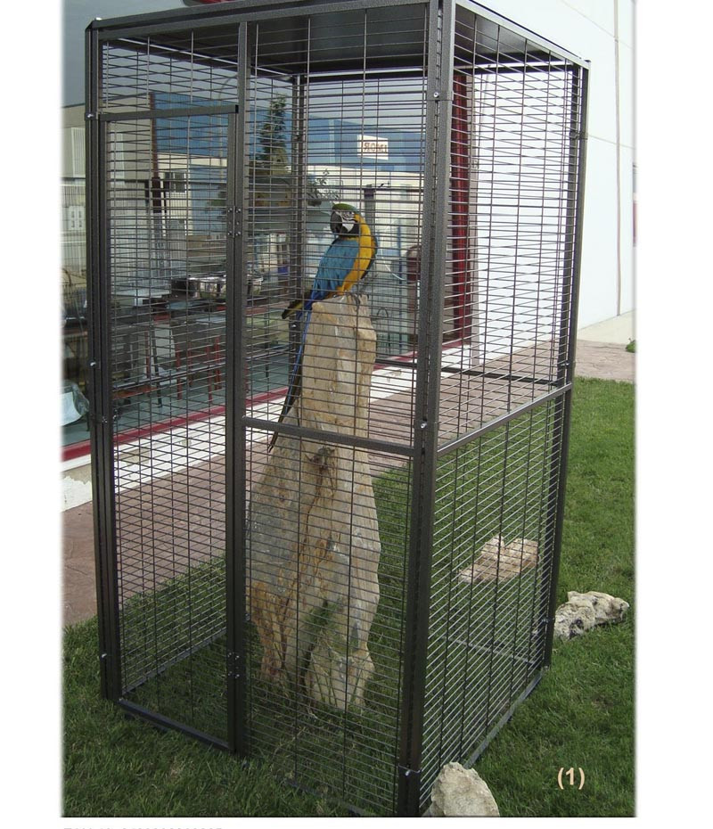 Volière Intérieur Cage Oiseaux Exterieur Métal pour Perruches