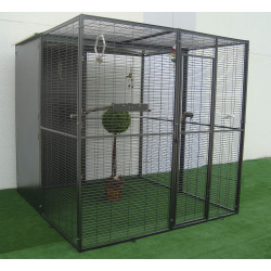 Garden aviary for parrots...