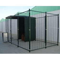 3x2m Kennel with 2 slope...