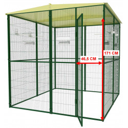 1 sqm garden aviary with...