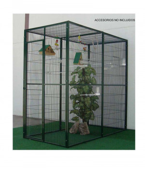 2 sqm indoor aviary with...