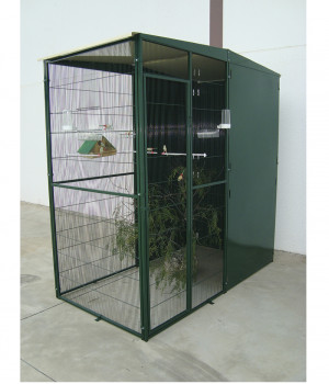 2 sqm garden aviary with...